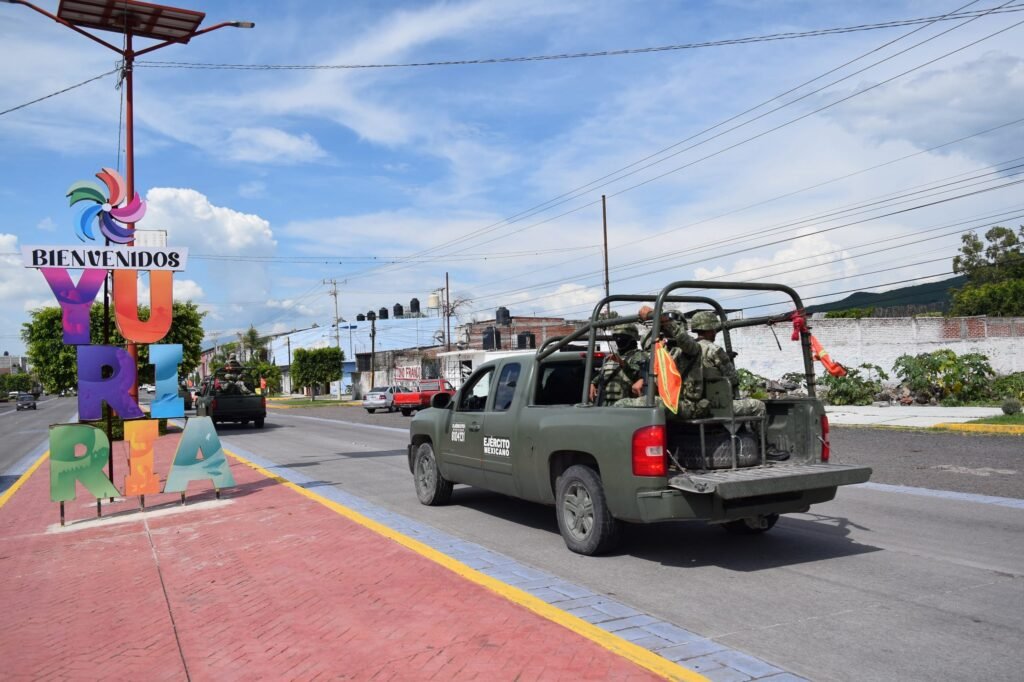 Refuerzan seguridad en Yuriria, tras masacre