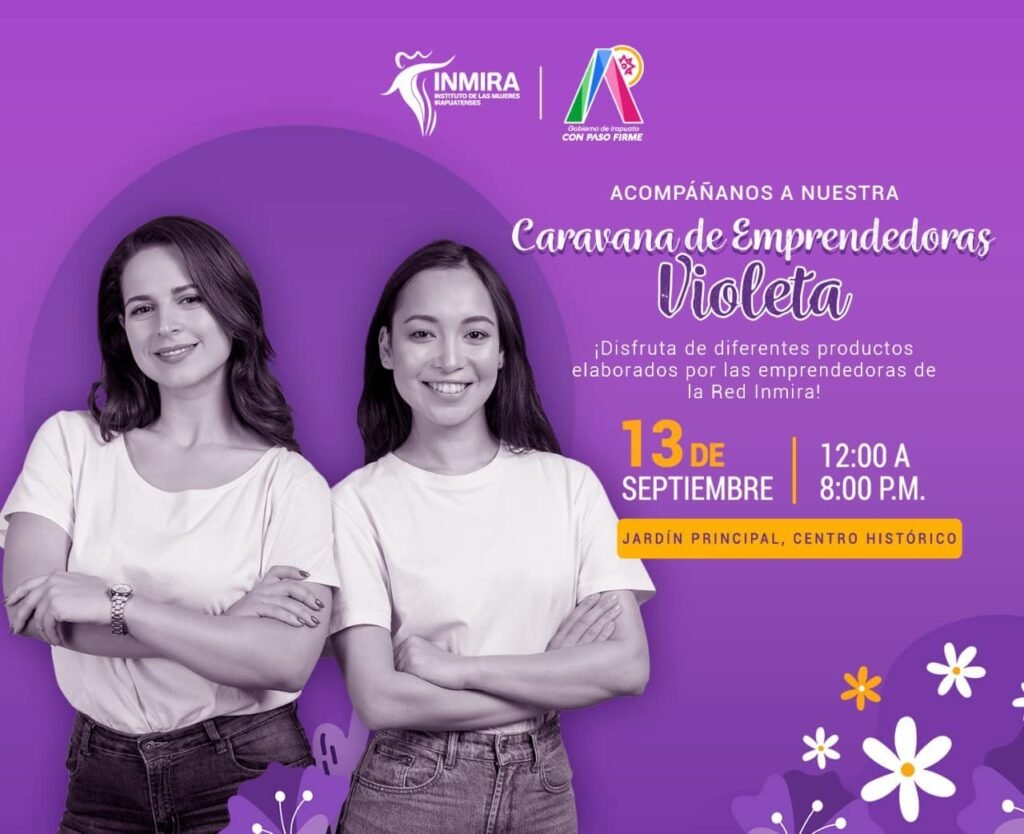 INVITAN A CARAVANA DE EMPRENDEDORAS VIOLETA