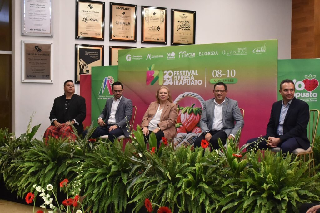 Presentan 12 Edición del Festival de la Fresa