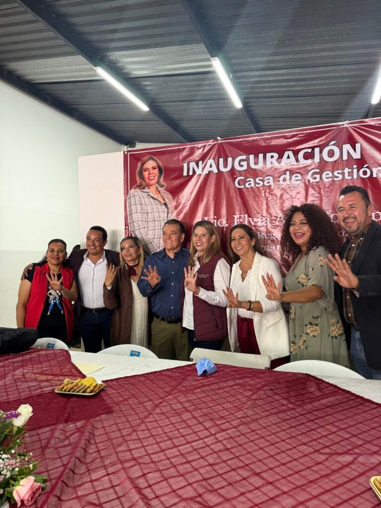 Regidora de Morena, Elvia Aguado, inaugura casa de gestión en Irapuato