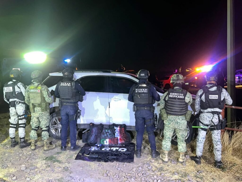 Detiene Secretaría de Seguridad y Paz en Comonfort a presunto criminal y asegura armamento en Juventino Rosas posiblemente vinculado a homicidio de Guardia Nacional
