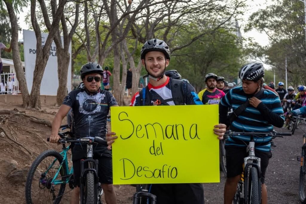 En Semana del Desafío, pedalean por el planeta