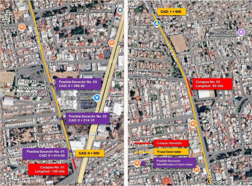PARA PREVENIR RIESGOS, APLICAN DIAGNÓSTICO ESPECIALIZADO EN BULEVAR ARANDAS