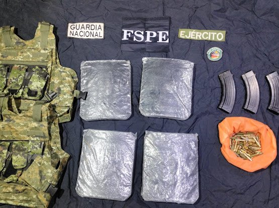 Operativo en Valle de Santiago: detiene Secretaría de Seguridad y Paz a tres personas con armas, droga y un vehículo robado