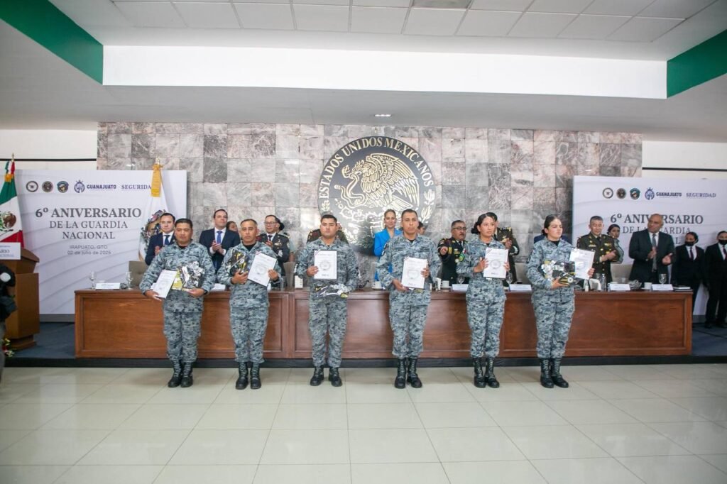 Asiste Gobernadora a la Celebración del 6º Aniversario de la Guardia Nacional
