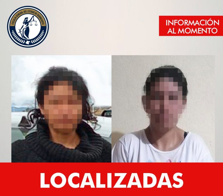 Localizan sanas y salvas a dos mujeres que estaban desaparecidas